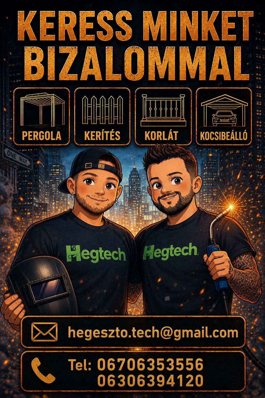 HegTech – fémszerkezet és hegesztés szakemberei